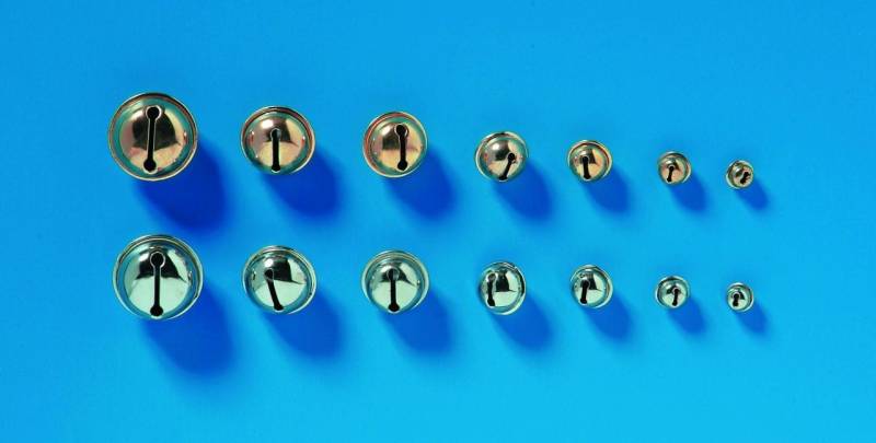 Glorex Rollenglöckchen 12 mm silberfarben, 10 Stück Glorex Rollenglöckchen 12 mm silberfarben, 10 Stück von Glorex