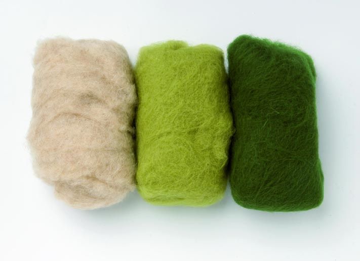 Glorex Schafwolle grün mix 3 x 10 g Glorex Schafwolle grün mix 3 x 10 g von Glorex