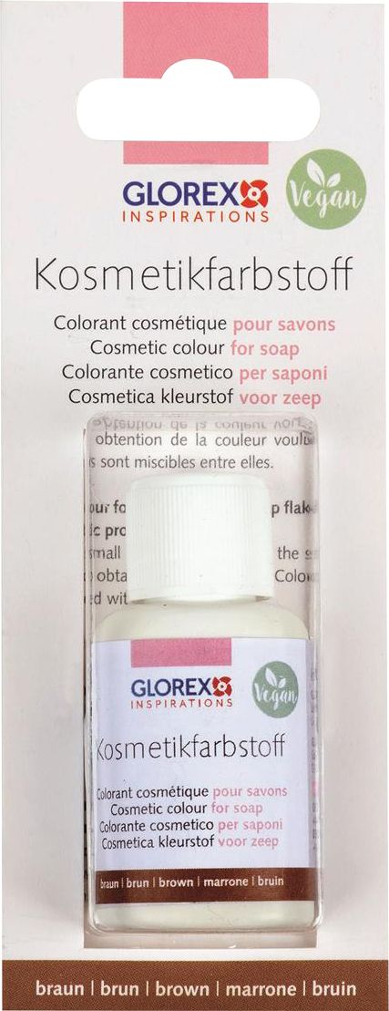 Glorex Seifen-Kosmetik-Farbstoff braun 20 ml von Glorex