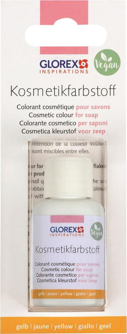 Glorex Seifen-Kosmetik-Farbstoff gelb 20 ml von Glorex