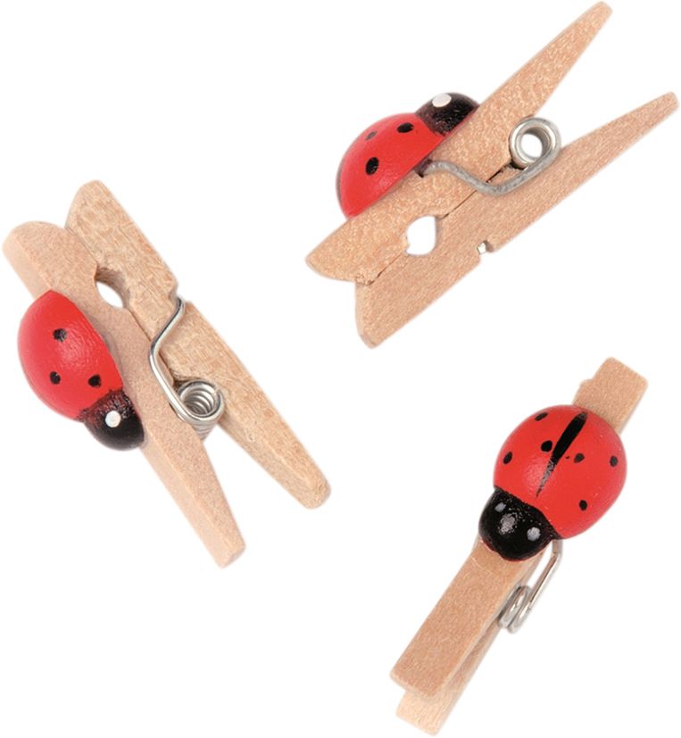 Glorex Wäscheklammer Marienkäfer 12 Stück Marienkäfer Mini Glorex Wäscheklammer Marienkäfer 12 Stück Marienkäfer Mini von Glorex