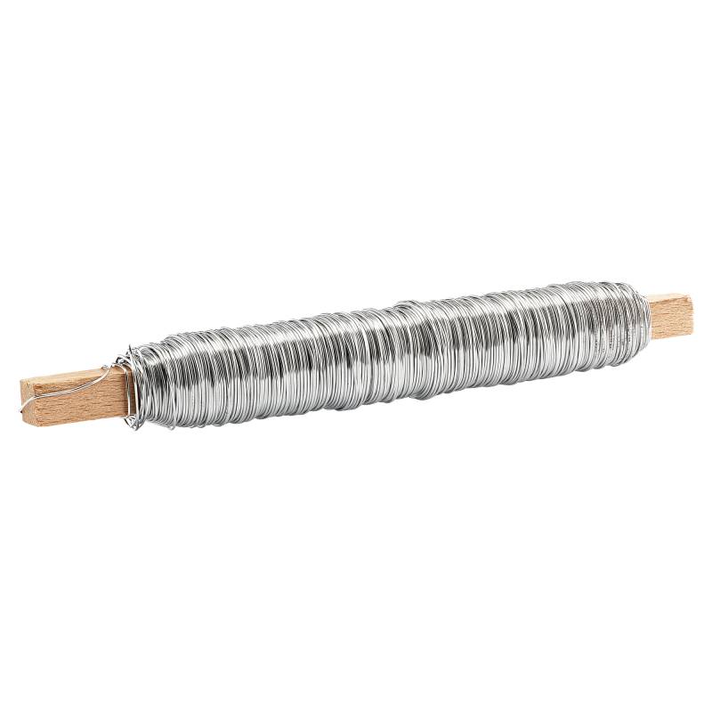 Glorex Wickeldraht "hobby time" silbern Ø 0,5 mm von Glorex