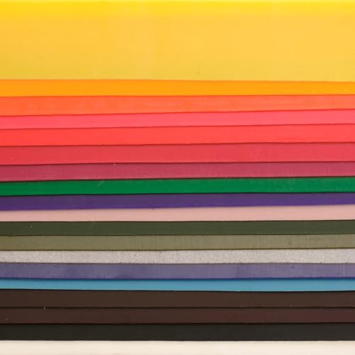 Glorex Verzierwachs Set 20 Platten bunt 20x4cm Kerzenverzierung, Kerzen-Dekoration, DIY-Projekte, Basteln, kreative Gestaltung von GLOREX