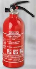 1 (ein) 1kg Gloria Feuerlöscher ohne Manometer für Auto, Küche, Werkstatt und Camping # PD 1 GA von Gloria