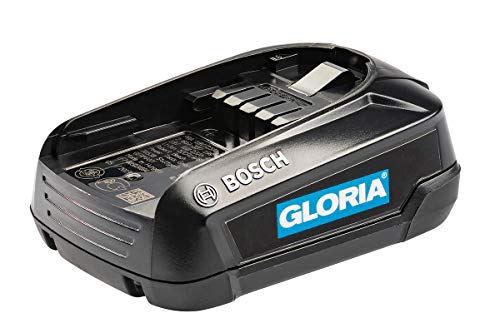 GLORIA Bosch Akku 18V | Bosch PBA 18V 2.5 Ah Power for All AKKU | für viele Gartengeräte von GLORIA: MultiJet 18V, MultiBrush li-on, WeedBrush li-on, Sprühgeräte, FineCut UVM. | EIN Akku für Zuhause von Gloria