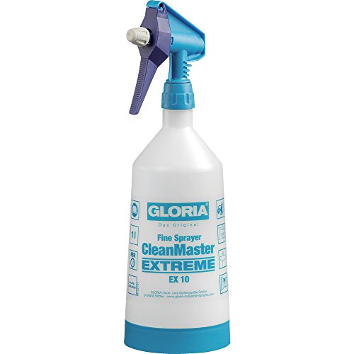 GLORIA Feinsprüher CleanMaster EXTREME EX 10 | Sprühflasche zur Reinigung und Desinfektion | Kompakter 1 L Handsprüher | Für Mittel mit pH-Wert 4-11 | Ölfest von Gloria