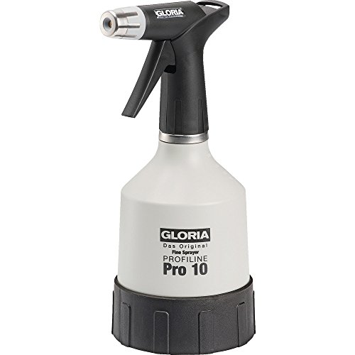 GLORIA Handsprüher Pro 10 | 1,0 L Sprühflasche mit Doppelhubpumpe| Für Industrie und Handwerk | Stufenlos verstellbare Düse | Ölfest von Gloria