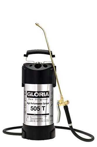 GLORIA Hochleistungssprühgerät 505 T | Gartenspritze | 5 L Füllinhalt | Drucksprüher aus rostfreiem Edelstahl | Mit Zeigermanometer | 6 bar GLORIA Hochleistungssprühgerät 505 T | Gartenspritze | 5 L Füllinhalt | Drucksprüher aus rostfreiem Edelstahl | Mit Zeigermanometer | 6 bar von Gloria