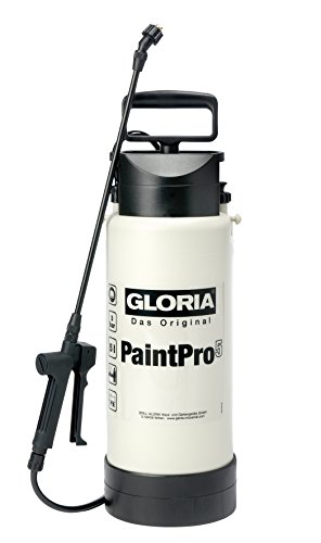 GLORIA Spezial-Drucksprüher PaintPro 5 | 5 L Profi-Farbsprüher/Ölsprüher | auch für Lasuren, Lacke | Messing-Düse von Gloria