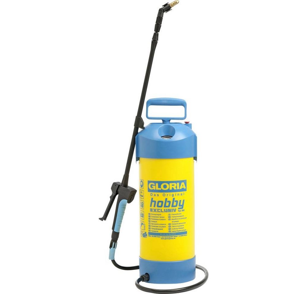 Gloria Drucksprühgerät Drucksprüher - 5 l Gartenspritze 000262.0000 von Gloria