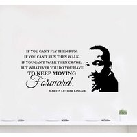 If You Can't Fly Martin Luther King Zitat Wandtattoo Vinyl Aufkleber Bürgerrechte Writer Home Art Office Decor Poster Geschenk Wandbild Q13 von GloriaArtworks