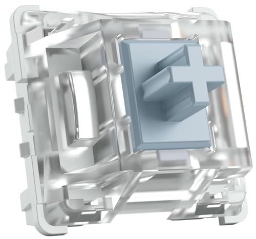 Glorious Gaming 120x Kailh Mechanical Keyboard Switches (Silber) - Linear & schnell, 40g Auslösegewicht, Speed-Schalter, 3-Pin-Anschluss, SMD-LED-kompatibel - Kailh Silver Glorious Gaming 120x Kailh Mechanical Keyboard Switches (Silber) - Linear & schnell, 40g Auslösegewicht, Speed-Schalter, 3-Pin-Anschluss, SMD-LED-kompatibel - Kailh Silver von Glorious