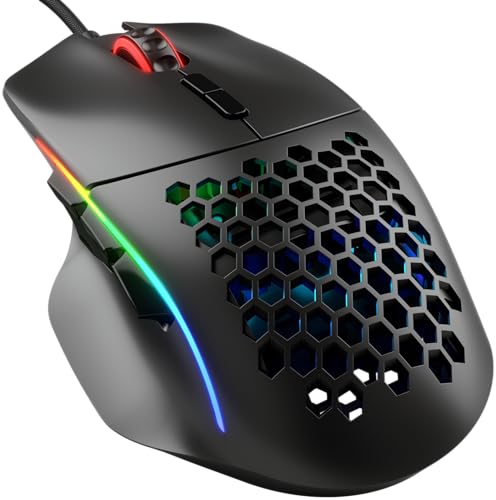 Glorious Gaming Model I Wired Gaming Mouse – superleichte 69 g, 2 tauschbare Tasten, RGB, PTFE-Füße, 9 programmierbare Tasten, seitliche Daumenablage – Schwarz Glorious Gaming Model I Wired Gaming Mouse – superleichte 69 g, 2 tauschbare Tasten, RGB, PTFE-Füße, 9 programmierbare Tasten, seitliche Daumenablage – Schwarz von Glorious