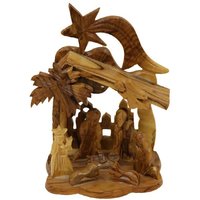 Olivenholz Stern Von Bethlehem - Krippe Kirche Hintergrund Set von GloryMaryBethlehem