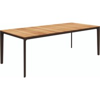 Gloster CARVER Gartentisch Teak/Aluminium von Gloster