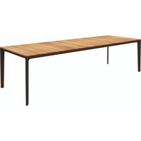 Gloster CARVER Gartentisch Teak/Aluminium von Gloster