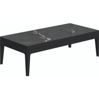 Gloster GRID Cabana Coffee Table Aluminium/Keramik 103x50x29 cm von Gloster