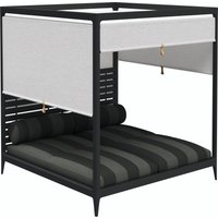 Gloster GRID Cabana Sonnenliege Aluminium/Outdoorstoff von Gloster