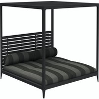 Gloster GRID Cabana Sonnenliege Aluminium/Outdoorstoff von Gloster