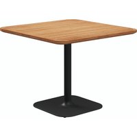 Gloster GRID Esstisch Aluminium/Teak 90x90 cm von Gloster