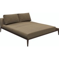Gloster GRID Links/Rechts Chill Chaise Aluminium/Outdoorstoff inkl. Kissen Keramikablage Gloster GRID Links/Rechts Chill Chaise Aluminium/Outdoorstoff inkl. Kissen Keramikablage von Gloster