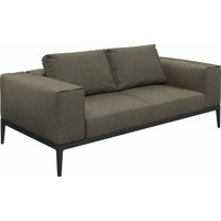 Gloster GRID Sofa Aluminium/Outdoorstoff inkl. Kissen von Gloster