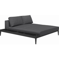 Gloster - Grid Sofa Relaxmodul mit Tisch von Gloster