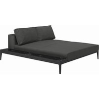 Gloster - Grid Sofa Relaxmodul mit Tisch von Gloster