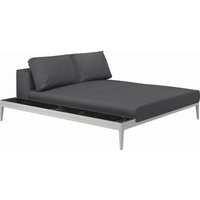 Gloster - Grid Sofa Relaxmodul mit Tisch von Gloster