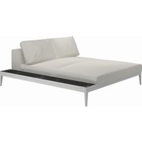 Gloster - Grid Sofa Relaxmodul mit Tisch von Gloster