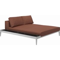 Gloster - Grid Sofa Relaxmodul mit Tisch von Gloster