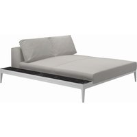 Gloster - Grid Sofa Relaxmodul mit Tisch von Gloster