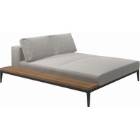 Gloster - Grid Sofa Relaxmodul mit Tisch von Gloster