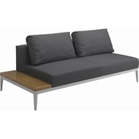 Gloster - Grid Sofa mit Tisch von Gloster