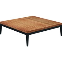 Gloster - Grid Quadratischer Kaffeetisch Teak von Gloster