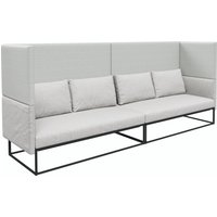 Gloster MAYA Cover Loungesofa Aluminium/Outdoorstoff von Gloster