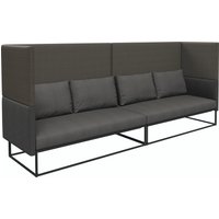 Gloster MAYA Cover Loungesofa Aluminium/Outdoorstoff von Gloster