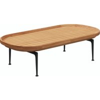 Gloster MISTRAL Coffee Table Aluminium/Teak 120x60,5 cm von Gloster