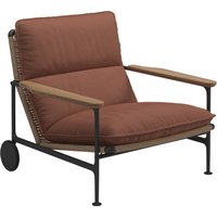 Gloster - Zenith Lounge Sessel mit Armlehnen von Gloster