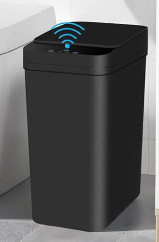 Glovios 12L Schwarz Sensor Mülleimer,Mülleimer Bad mit Deckel,für Küche Büro Wohnzimmer Badezimmer, Elektrischer Plastik-Mülleimer, Leise Wasserdicht Intelligenter Mülleimers Abfallbehälter Glovios 12L Schwarz Sensor Mülleimer,Mülleimer Bad mit Deckel,für Küche Büro Wohnzimmer Badezimmer, Elektrischer Plastik-Mülleimer, Leise Wasserdicht Intelligenter Mülleimers Abfallbehälter von Glovios