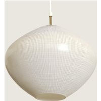 Frühe Mid-Century Modern Glas Zwiebel Pendelleuchte, Prod. Von Peill & Putzler, Deutschland 1950Er Jahre von GlowingBeauties