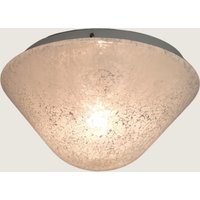 Große Gesprenkelte Muranoglas Deckenleuchte Lampe, Prod. Von Mazzega, Italien 1970Er Jahre von GlowingBeauties