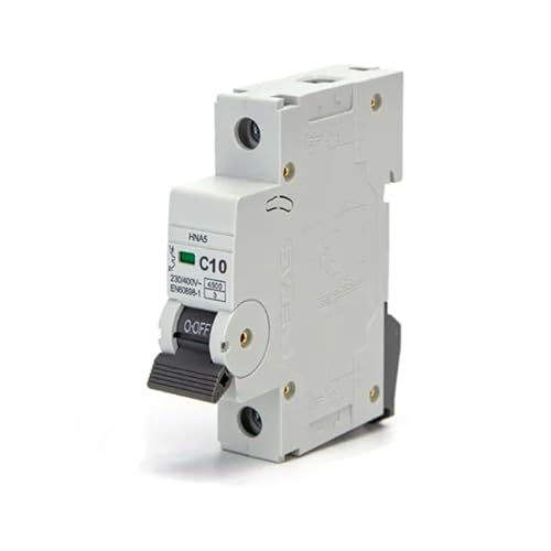 1P 10A CURVA C Miniatur-Leistungsschutzschalter, grau, schützt Stromkreise und verhindert Überladung. 1P 10A CURVA C Miniatur-Leistungsschutzschalter, grau, schützt Stromkreise und verhindert Überladung. von Glowster