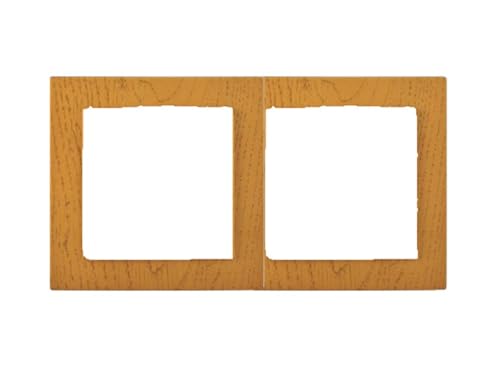 Dreifachrahmen Eiche Serie 8000: Ein eleganter Holzrahmen mit Haltbarkeit und Stil. Perfekt, um Ihre wertvollsten Erinnerungen mit einem Hauch zeitloser Raffinesse zu bewahren. von Glowster