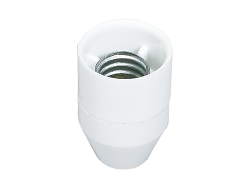 E14-Lampenfassung aus weißem Bakelit – ein elegantes und unverzichtbares Accessoire, um Ihre Räume zu beleuchten. Das klassische Design passt zu jedem Stil und sorgt für hohe Qualität und von Glowster