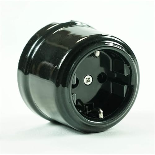 F-Bright, schwarze Porzellanbasis, robust, leicht zu reinigen; ideal für Dekoration und Veredelung im Innenbereich. von Glowster