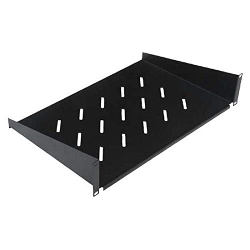 Festes Fach für 2U, 350 mm, Schwarz, ideal für die Organisation von Geräten in Racks und zur Optimierung von Serverplatz. Festes Fach für 2U, 350 mm, Schwarz, ideal für die Organisation von Geräten in Racks und zur Optimierung von Serverplatz. von Glowster