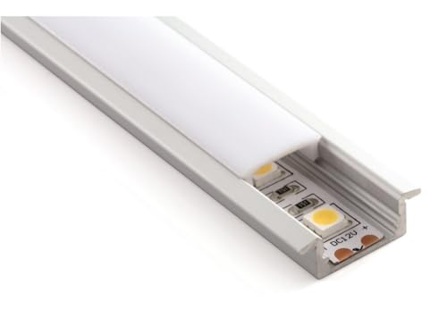 Glowster 2 Meter Einbau-Aluminiumprofil – ideal für den Innenbereich. Das elegante und robuste Design passt zu jedem Ambiente und verleiht der Dekoration einen zeitgemäßen und langlebigen Touch. Glowster 2 Meter Einbau-Aluminiumprofil – ideal für den Innenbereich. Das elegante und robuste Design passt zu jedem Ambiente und verleiht der Dekoration einen zeitgemäßen und langlebigen Touch. von Glowster