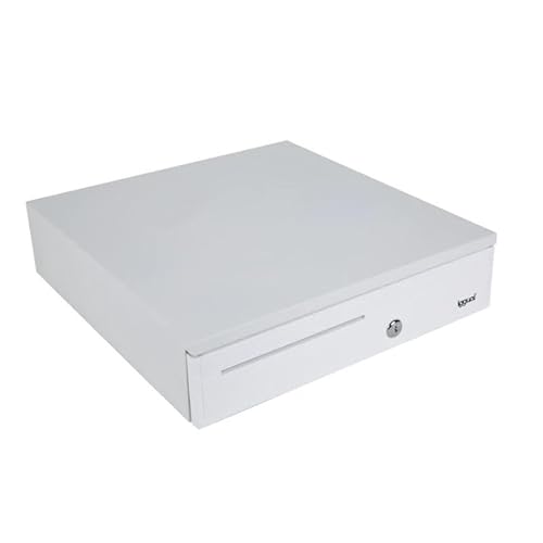Glowster Geldkassette mit 5 Fächern, Weiß, ideal zum Organisieren und Aufbewahren von Bargeld und Münzen im Geschäft. Glowster Geldkassette mit 5 Fächern, Weiß, ideal zum Organisieren und Aufbewahren von Bargeld und Münzen im Geschäft. von Glowster
