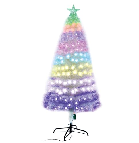 Glowster Niedrige Spannung Lichtwellenleiterbaum, 180 cm hoch, RGBY Glowster Niedrige Spannung Lichtwellenleiterbaum, 180 cm hoch, RGBY von Glowster